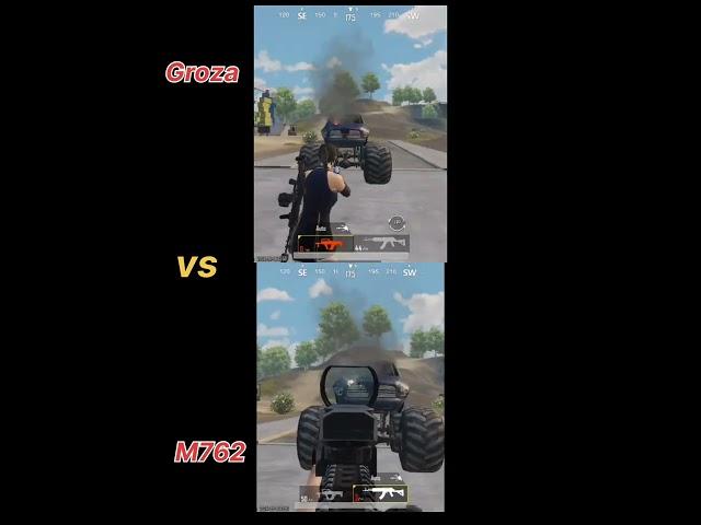 Groza vs M762 which one is best  #gaming #bgmi #pubg #game #short #shorts