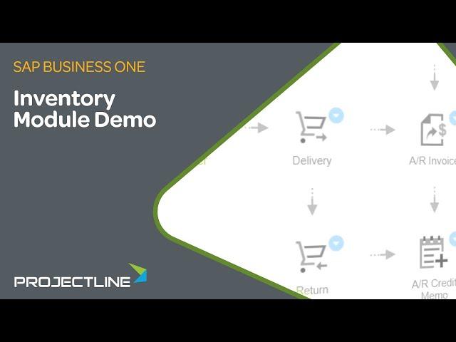 SAP Business One Inventory Module | Demo for SME Distributors