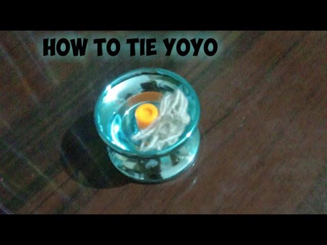 How to tie yoyo string