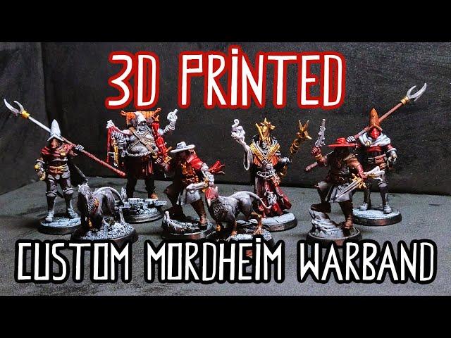 3D Printed Custom Mordheim warband