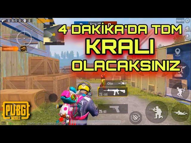 4 DAKİKADA TDM KRALI OLACAKSINIZ | PUBG MOBILE