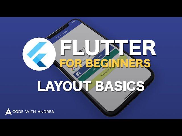 Flutter Tutorial for Beginners: Layout Basics