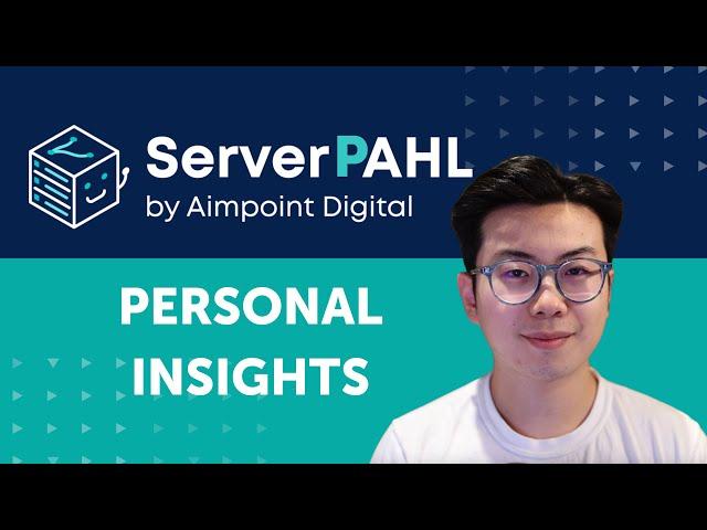 ServerPAHL: Personal Insights | Alteryx Server Reporting