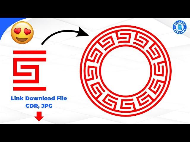 chinese ornament circle with corel draw