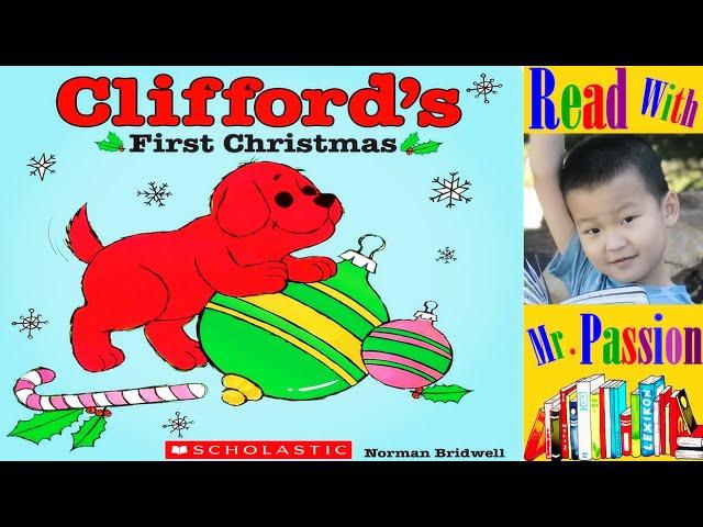 FUN! KIDS READ ALOUD BOOKS-Clifford's First Christmas-Mr. Passion Storytime Bedtime Story Learning