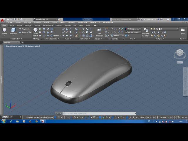 AutoCAD 2015 3D Training : Mesh Modeling [Mouse]