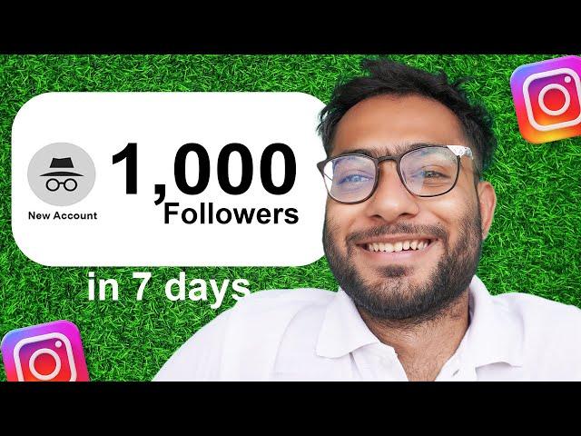 0 to 1,000 Instagram Followers Challenge in 7 Days