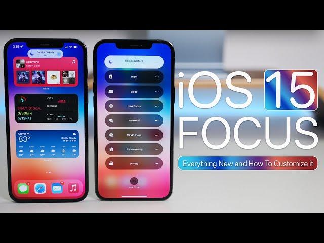 iOS 15 Focus - Everything New and How To Use It - Best Feature?