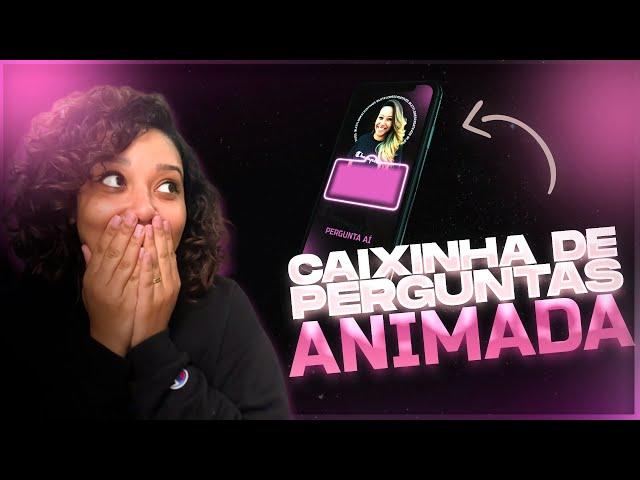 COMO FAZER CAIXINHA DE PERGUNTAS ANIMADA -  AFTER EFFECTS