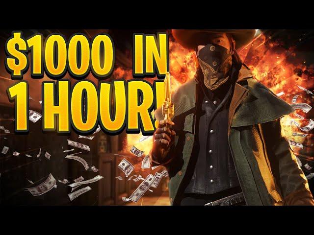 The ONLY Red Dead Online Money Method You Need! RDO $1000 IN 1 HOUR