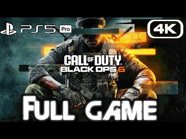 CALL OF DUTY BLACK OPS 6 Gameplay Walkthrough Campaign FULL GAME (4K 60FPS PS5 PRO) No Commentary