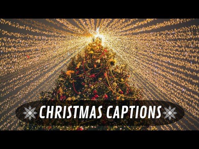 Christmas captions  | Christmas captions for instagram