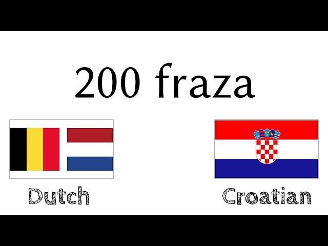 200 fraza - Nizozemski - Hrvatski