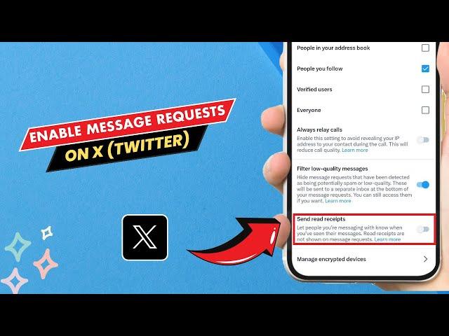 How to Enable Message Requests On X (Twitter) - Easy Guide