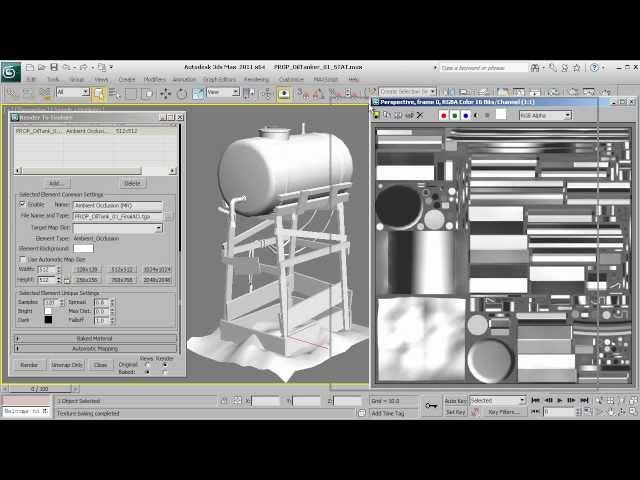 Rendering Ambient Occlusion with Mental Ray in 3ds Max - 3dmotive