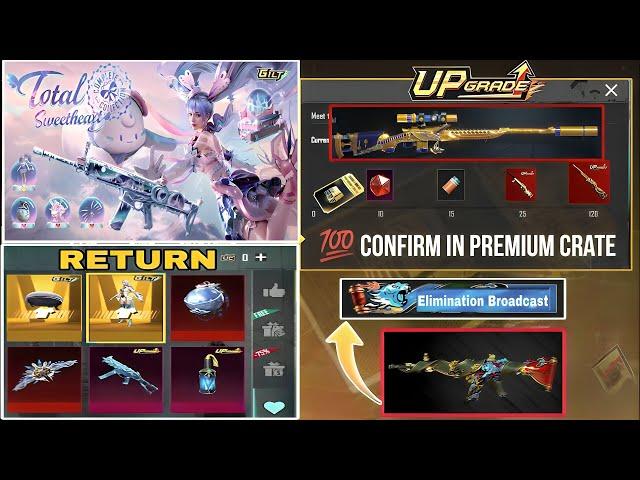 Next Premium Crate Upgraded Guns Skin 100% Confirm & New M416 Upgrade Guns Kill Message | PUBGM