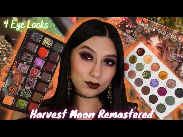 ENSLEY REIGN HARVEST MOON REMASTERED PALETTE REVIEW, EYE SWATCHES, COMPARISONS, & 4 EYE LOOKS ‍