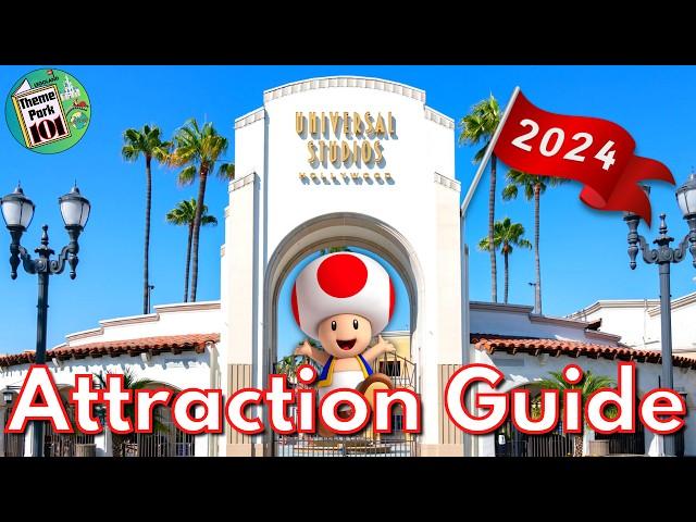 Universal Studios Hollywood ATTRACTION GUIDE - 2024 - All Rides + Shows  - Los Angeles, California