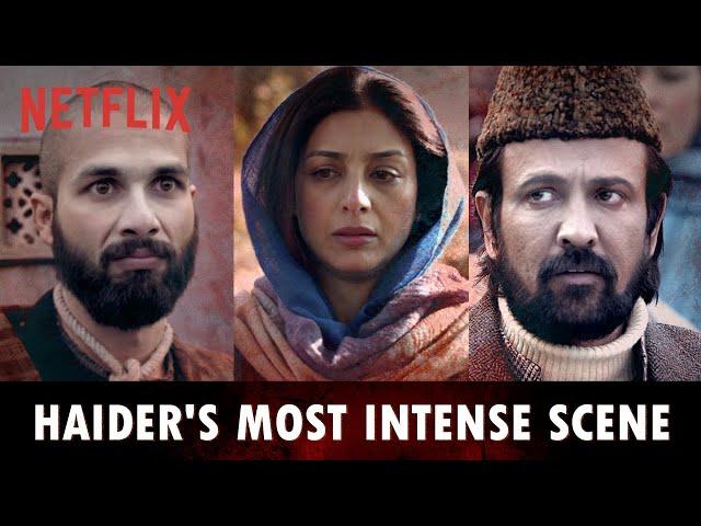 Shahid Kapoor Finds Out About Tabu's Secret  | Haider