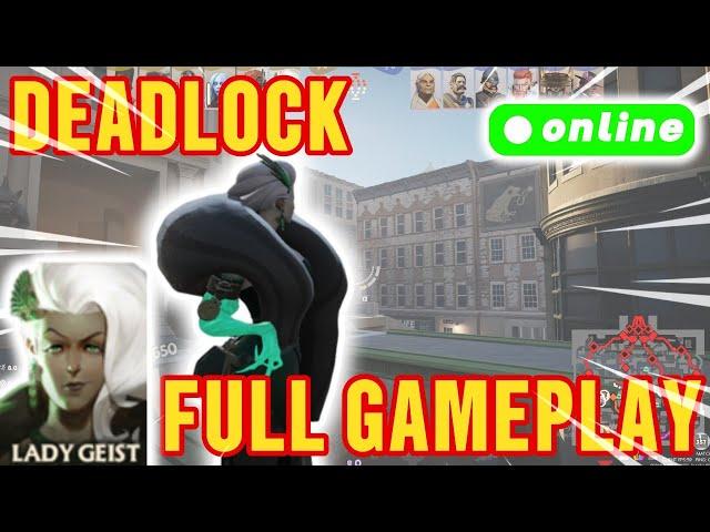 Deadlock (valve) - Lady Geist - full online match gameplay (leak) 4k