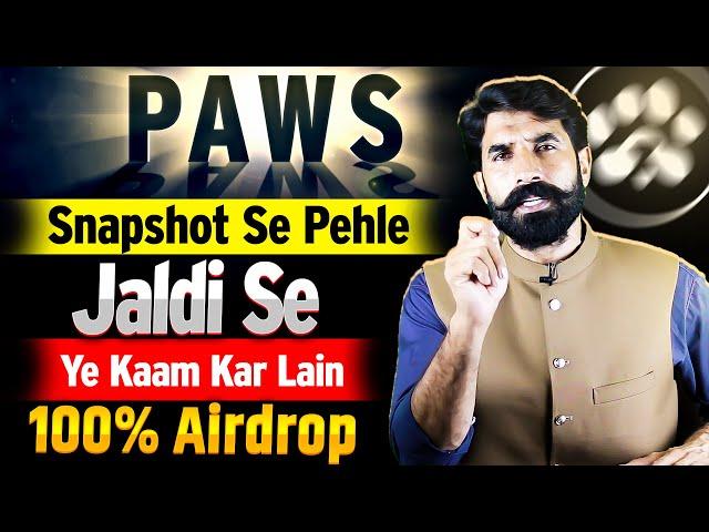 Paws Urgent Task Paws Snapshot | Paws Airdrop | Paws Coin | Paws Bot | Paws Listing News | Albarizon