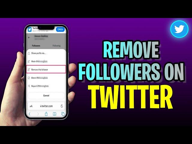 How To DELETE Your Followers On Twitter (2023 Update!)