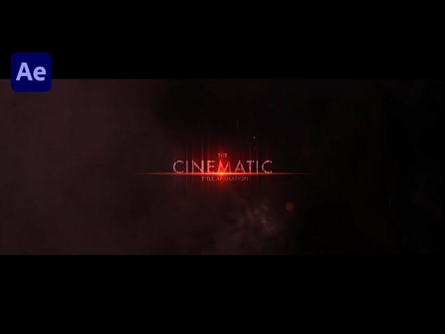 Cinematic Title Animation in After Effects | Step-by-Step Tutorial