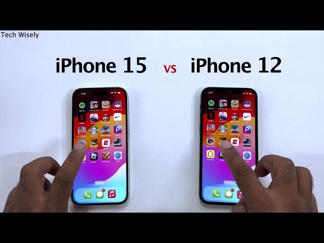 iPhone 15 vs iPhone 12 - Speed Performance Test