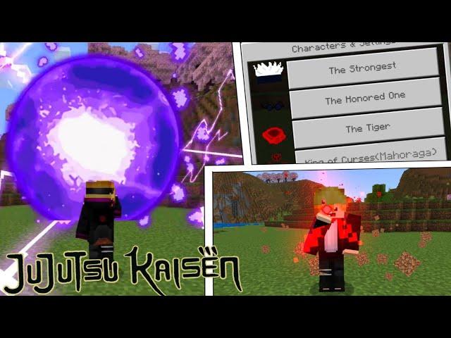 This New Jujutsu Kaisen Addon is SICK! | Jujutsu Kaisen Addon/Mod For Minecraft PE! | (1.20.71)