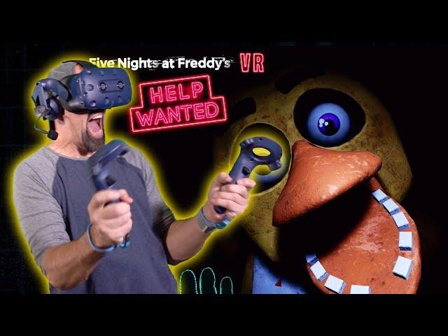 FNAF IN VR IS SO SCARY!! | Five Nights At Freddy's VR: Help Wanted