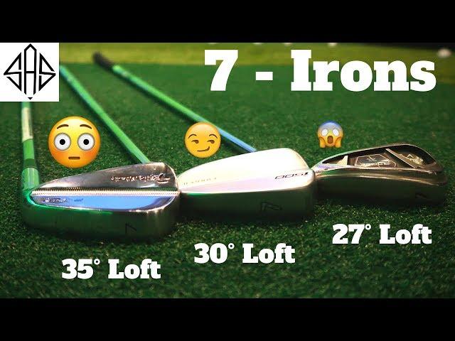 TESTING 7 IRONS WITH DIFFERENT LOFTS - Unbelievable Results