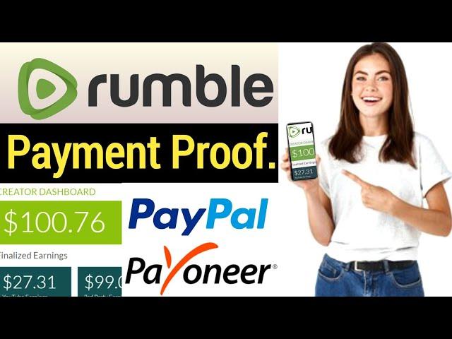 Rumble Payment Proof | Rumble Earning Proof | How To Withdraw Money From Rumble