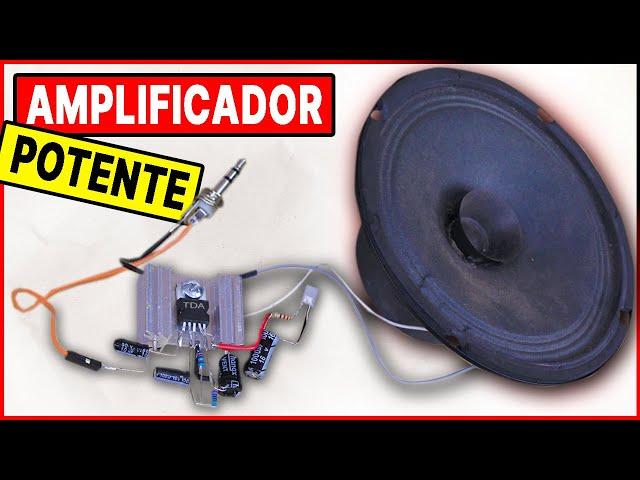 Como Fazer um Amplificador POTENTE e CASEIRÃO! Som potente com poucos componentes  ...  ( UTsource )