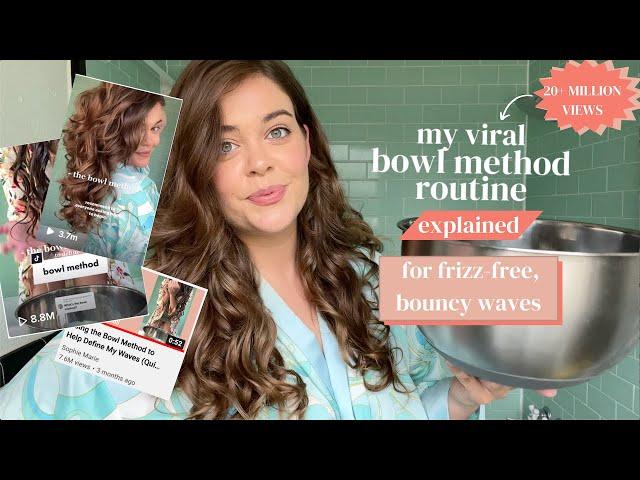 My VIRAL Bowl Method Routine For Frizz Free, Bouncy Waves