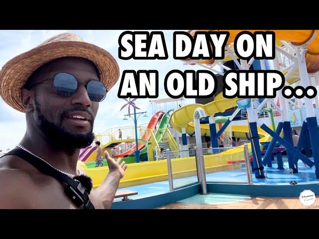 Exploring The Oldest Cruise Ship For Carnival Cruise | Giving Away A FREE CRUISE