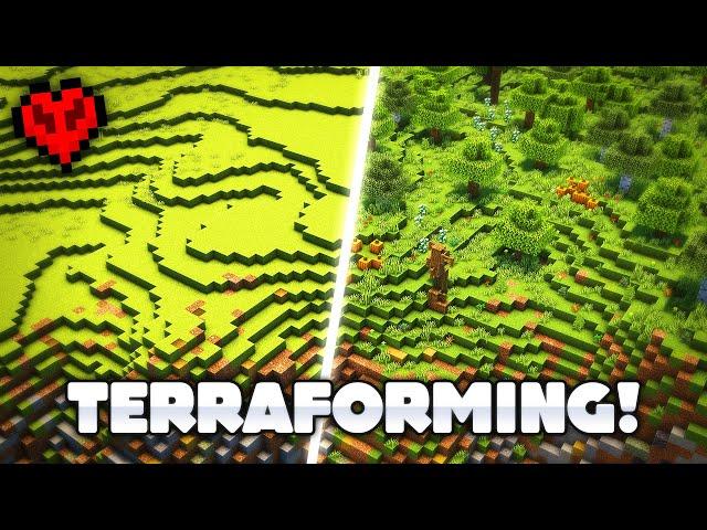 DECORATING Around The CRATER!!! - Minecraft and Chatting!