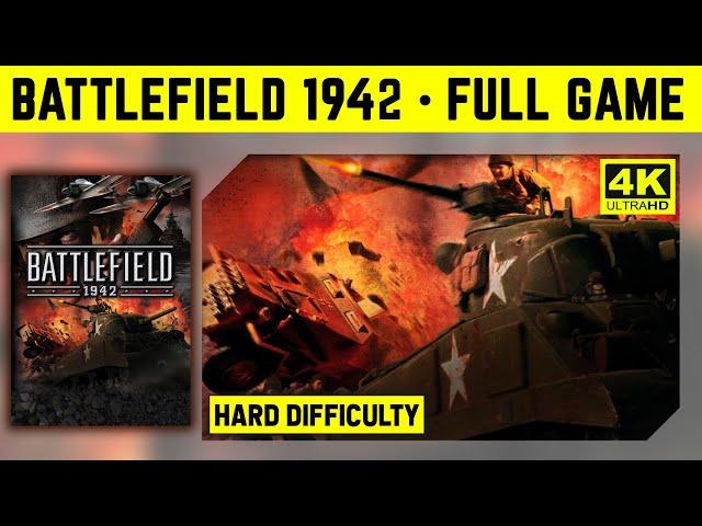 BATTLEFIELD 1942 - COMPLETE GAME - HARD DIFFICULTY - LONGPLAY 4K