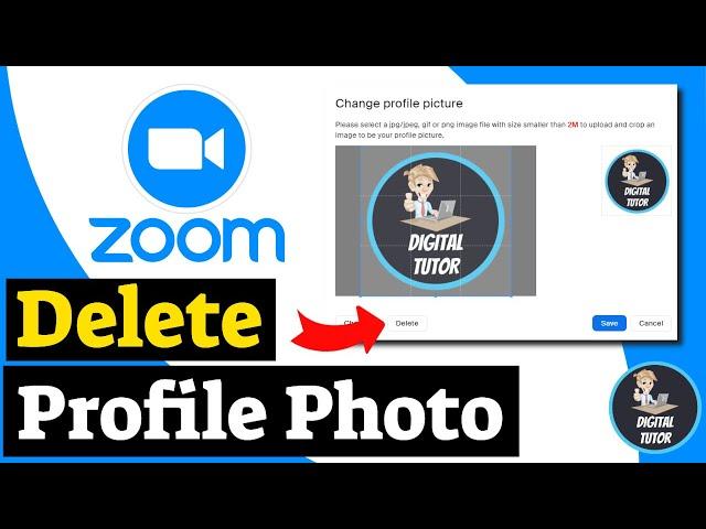 How To Delete Profile Photo On Zoom