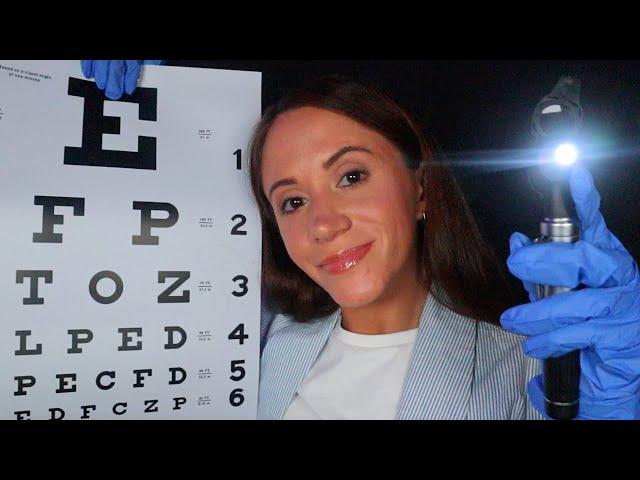 ASMR / Realistic Eye Exam (medical roleplay)