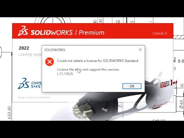 How to fix this problem। Could not obtain a license for SOLIDWORKS Standard