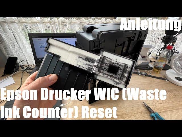 Epson Drucker WIC (Waste Ink Counter) Reset XP-2100 | XP-2105 nach red light Fehler wiederherstellen