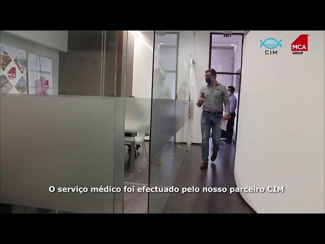 MCA realizou a aplicação do programa de testagem a colaboradores, com testes serológicos à COVID-19