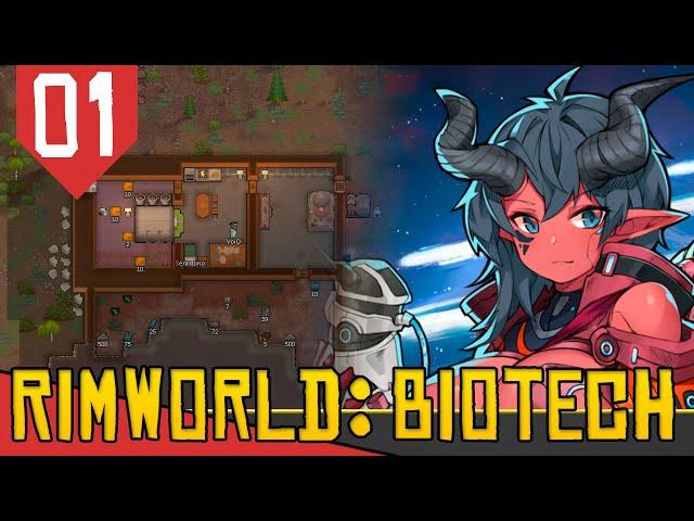 Criando um EXÉRCITO DE ROBÔS - Rimworld Biotech #01 [Série Gameplay PT-BR]