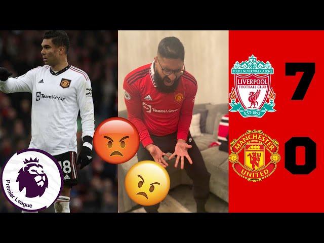 Liverpool 7-0 Manchester United Angry Manchester United Fan Reaction! Shambles and a Disgrace 