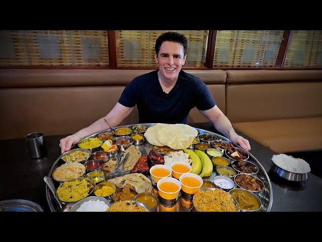 Dubai's Biggest Thali (50 Indian Foods!) 