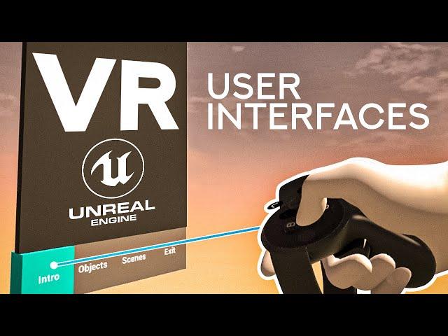 Build User Interfaces In VIRTUAL REALITY For Unreal Engine 5