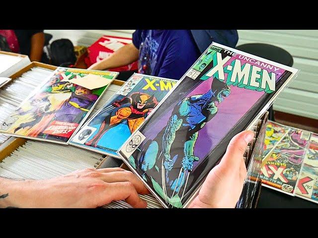 Buying High Grade Marvel & DC Comics CRAZY Cheap at the Community Con!