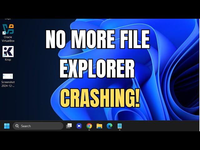 Solve Windows 11 File Explorer Crashing Issue | Quick Fix