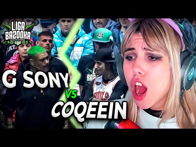 G SONY VS COQEEIN MONTANA | #LIGABAZOOKA | REACCION VENERANCIA