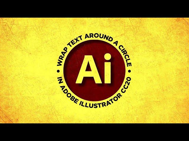 Wrap Text Around a Circle in Illustrator | Illustrator Tutorial // Text-Wrap around a circular path